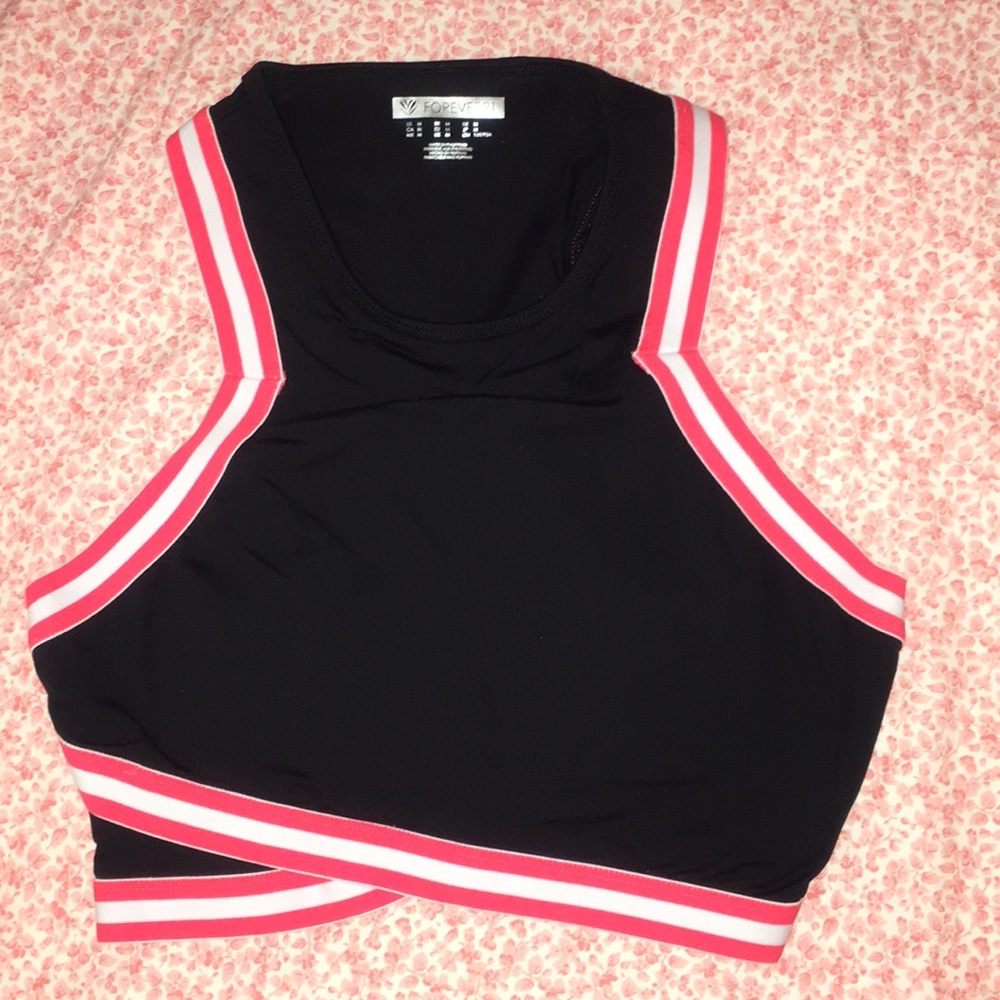 Cheer leader crop top